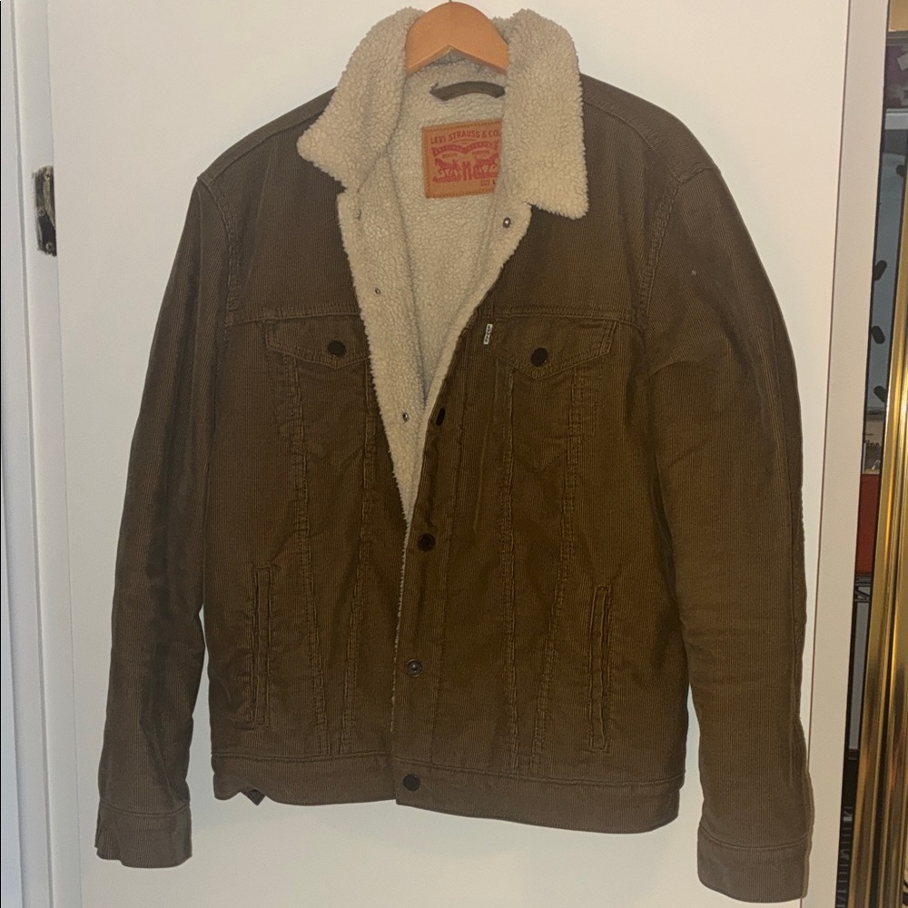 Levi's Brown Sherpa-Lined Jacket